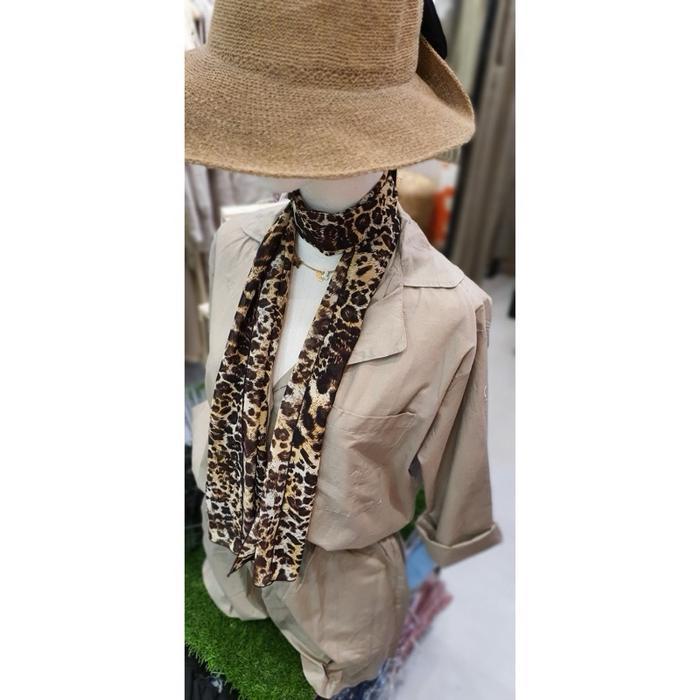 SYAL wanita motif scarf leher scraft import korea fashion polos Best Quality
