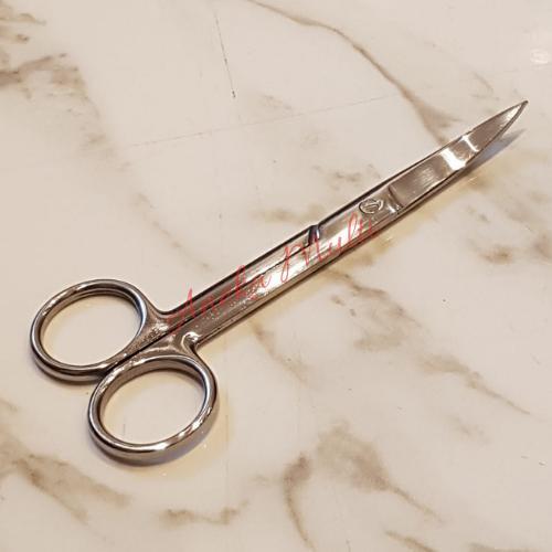 Gunting Bonsai Pruning Daun Stainless Steel Bengkok