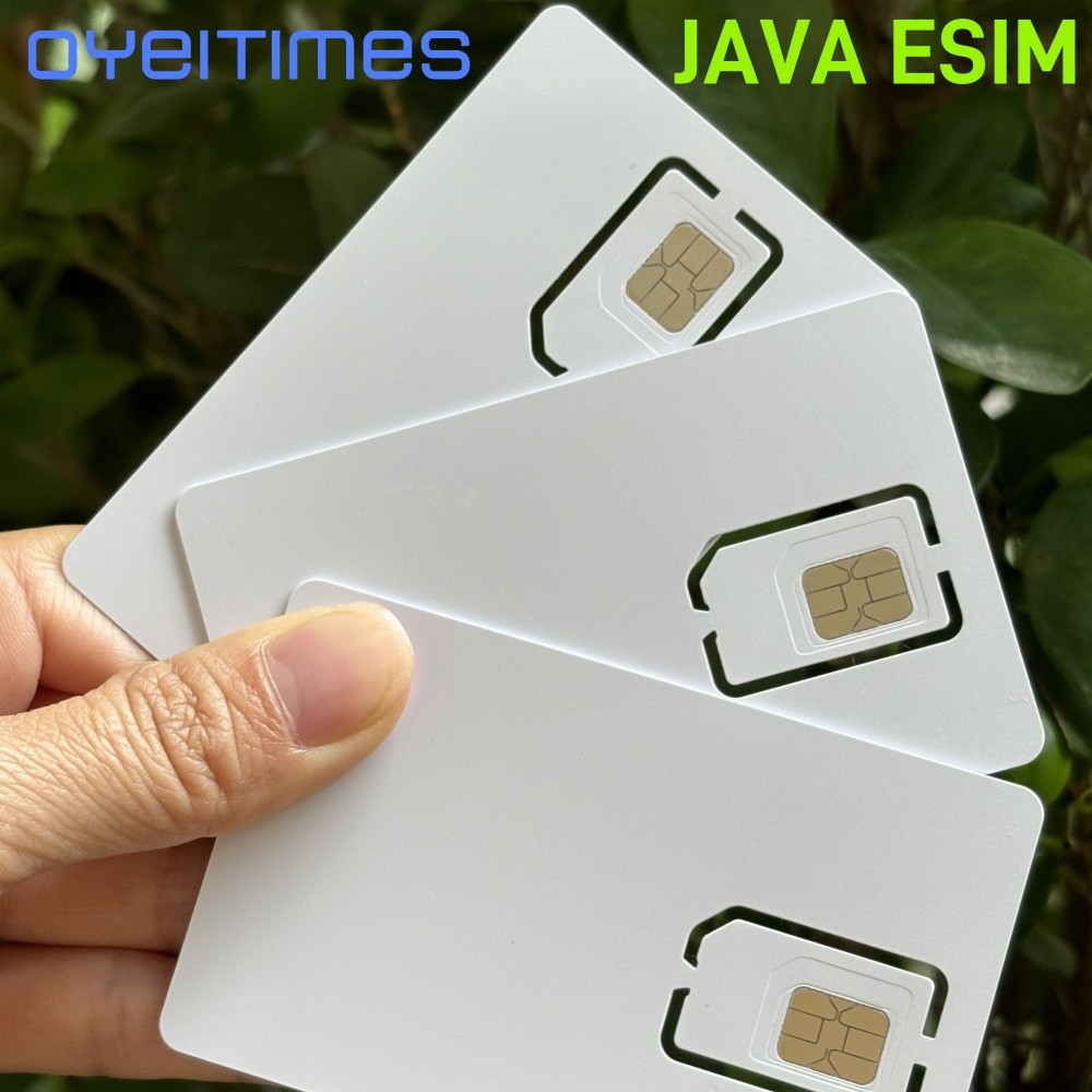 Oyeitimes 1Pc Blank Rsp Esim Nano Micro Programmable Java Esim Card 2Ff 3Ff 4Ff Gsma For Telecom