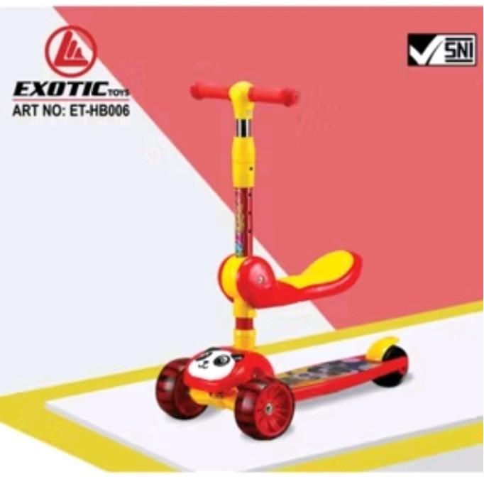 SCOOTER ET-HB 006 EXOTIC / SKUTER ANAK / SKUTER LIPAT / SKUTER OTOPED ( SKUTER DUDUK )