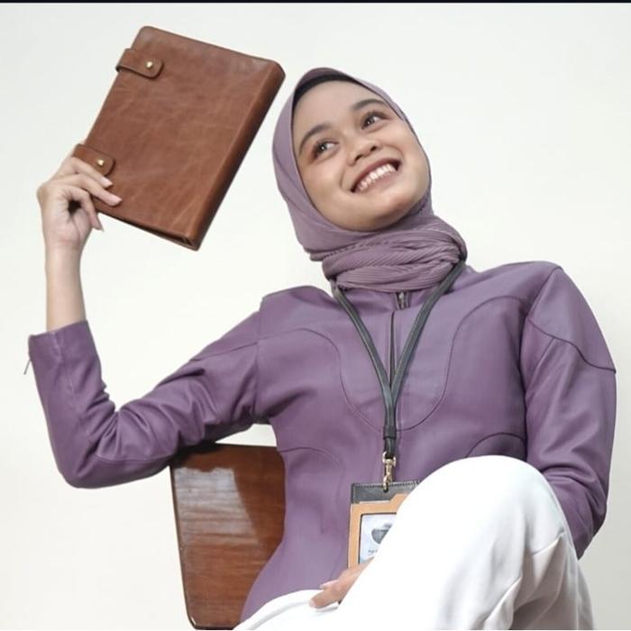 GINDING - Wisarga - Binder Notebook kulit Asli ukuran A5 - Fashion Kulit Bogor