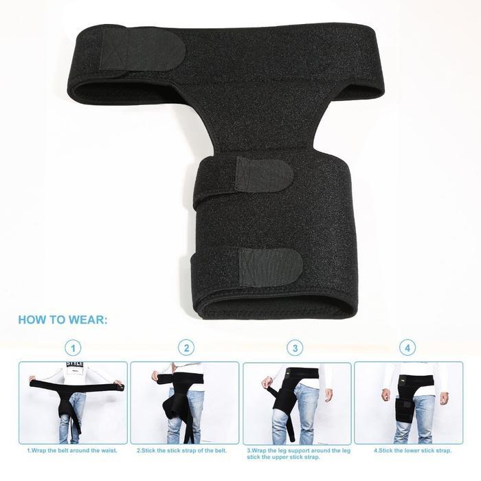Deker Paha Thigh Brace Penyangga Paha Sciatica Pain Relief Hip Brace