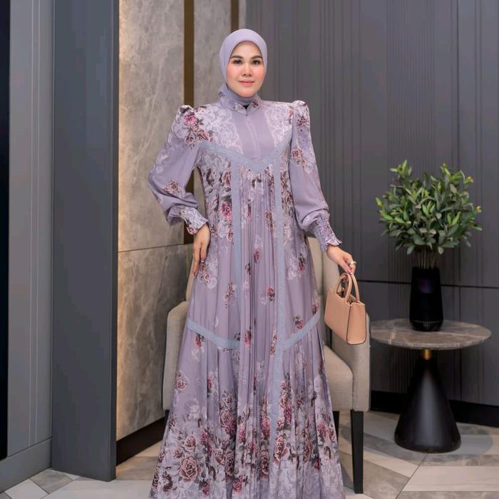 Gamis Syar'i BAZIGHA SERIES By KASTURI FASHION (KF)/Gamis mewah/Gamis viral