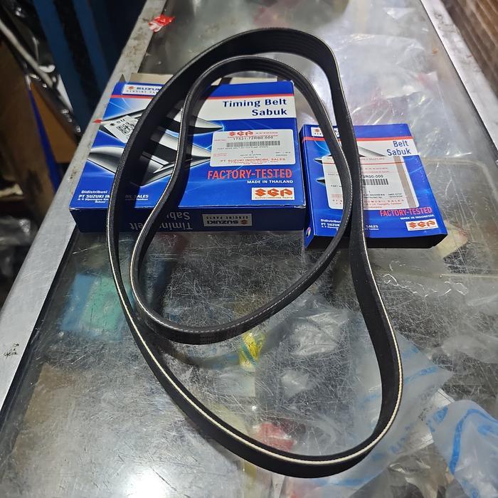 Van Belt Set Dinamo Alternator Dan Ac Suzuki All New Ertiga Hybrid / Ertiga Xl7 Hybrid