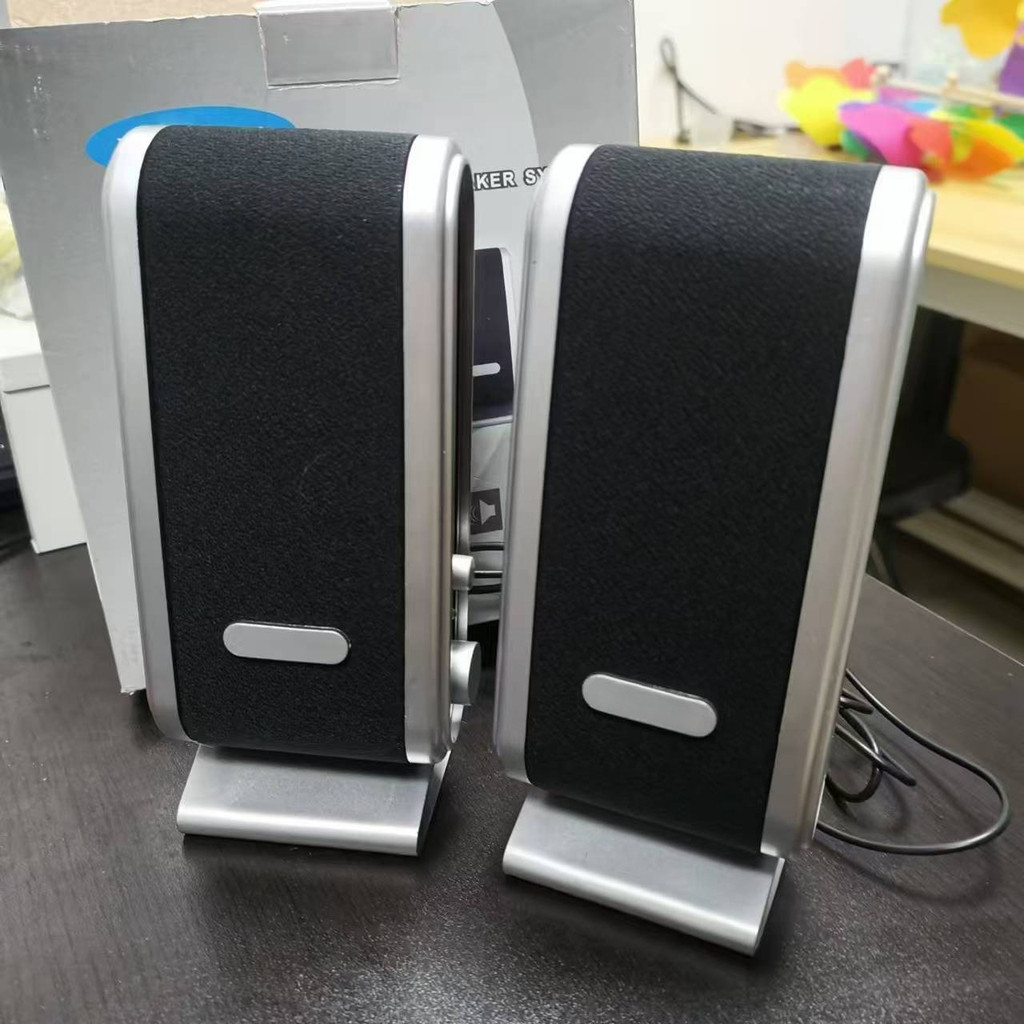 A64E 2 Pcs Usb Computer Speakers Portable Speaker Stereo