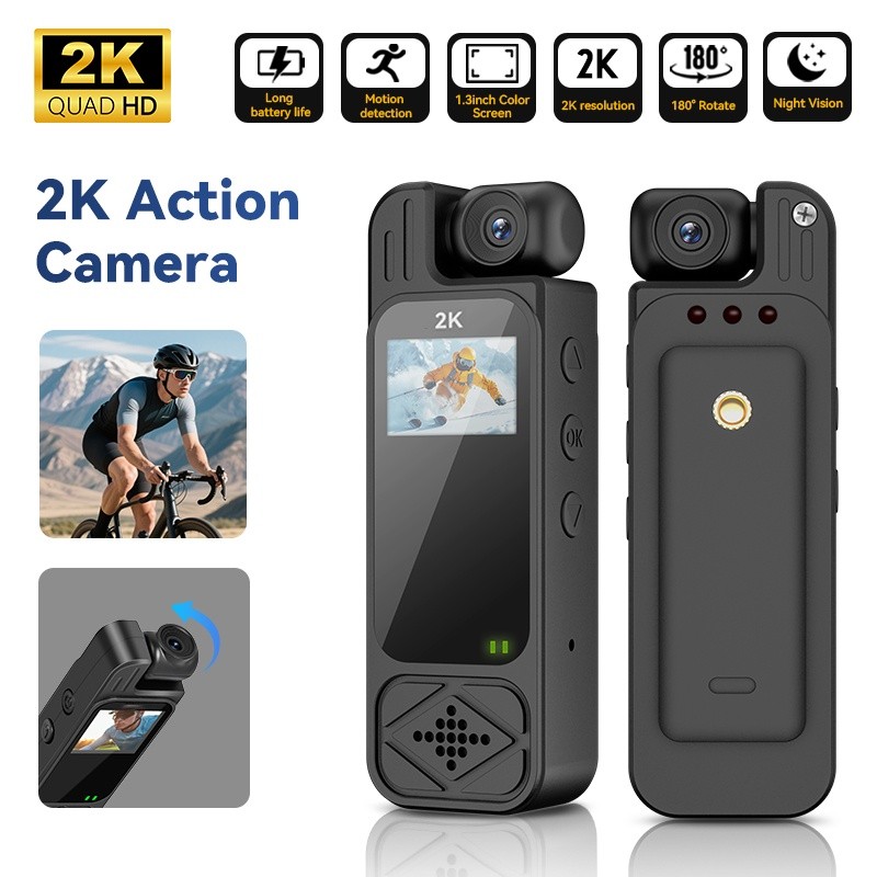 Mini Camera Portable camera 2K WiFi Mini Sports Camera 1.3inch Portable Digital Video Recorder