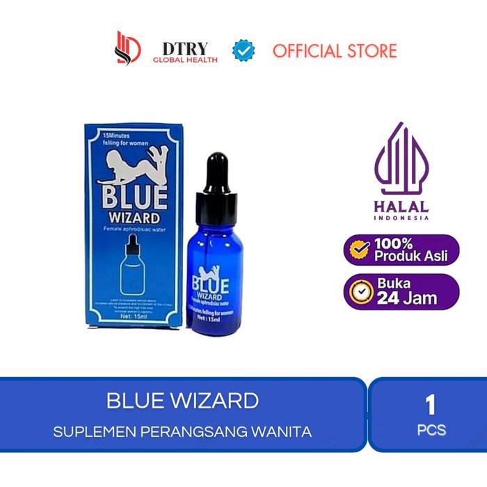 Blue Wizard serum tetes wanita asli original usa - 1 botol - 15ml