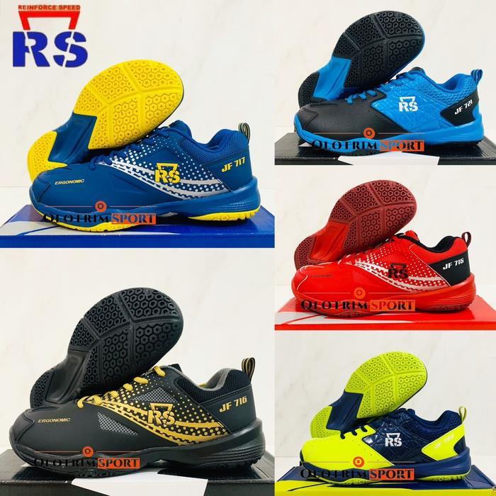 READY Sepatu Badminton RS JF Jeffer 713 715 716 717 718 720 721 722 723 Original