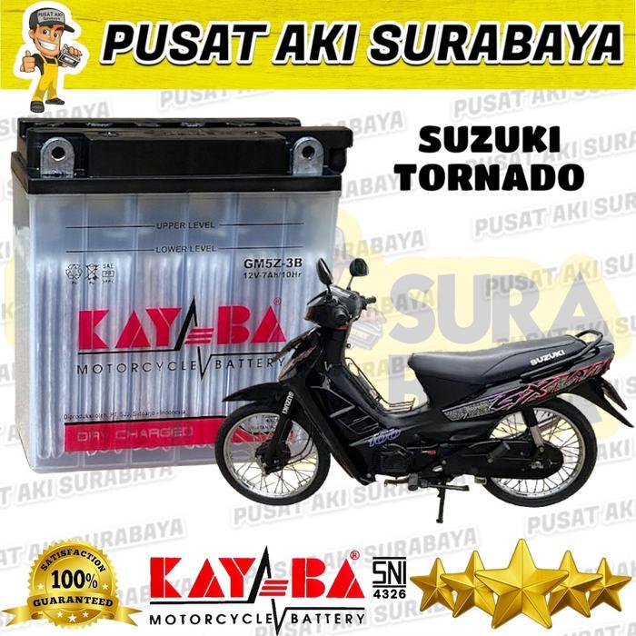 TERBARU ACCU KAYABA GM5Z SEPEDA MOTOR TORNADO SMASH SHOGUN 110 SATRIA LUMBA TITAN MTX5AL YB5LB YT7C