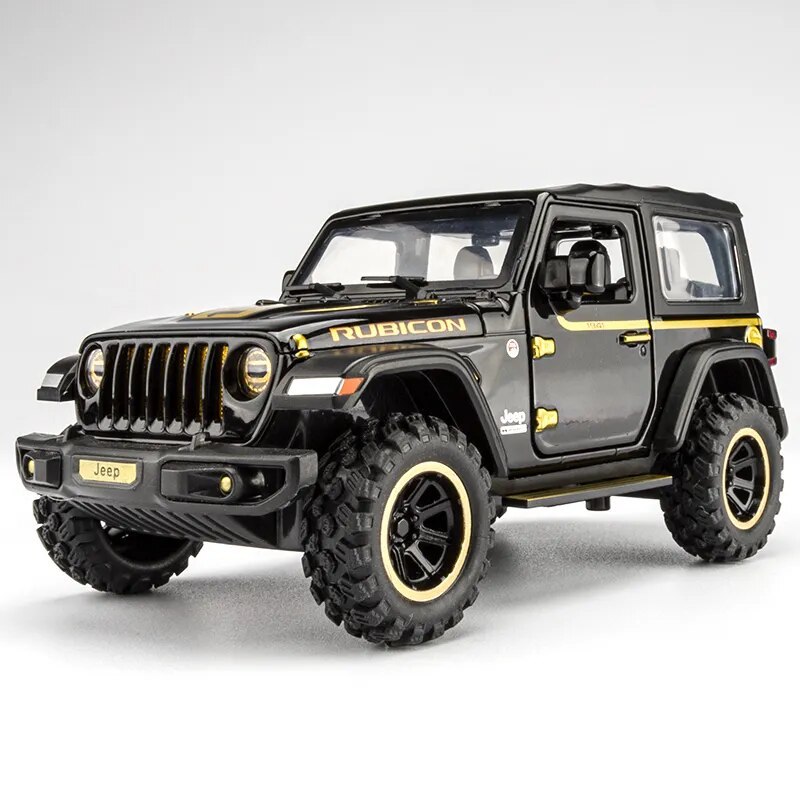 Off-Road 7 Door For Wrangler Diecast Toy Car El, 1/32 Scale Metal Alloy Vehicle For Kids Boys Girls