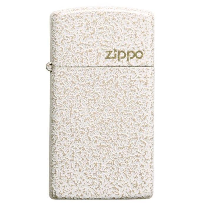 Zippo Slim Mercury Glass Zippo Logo 49265Zl
