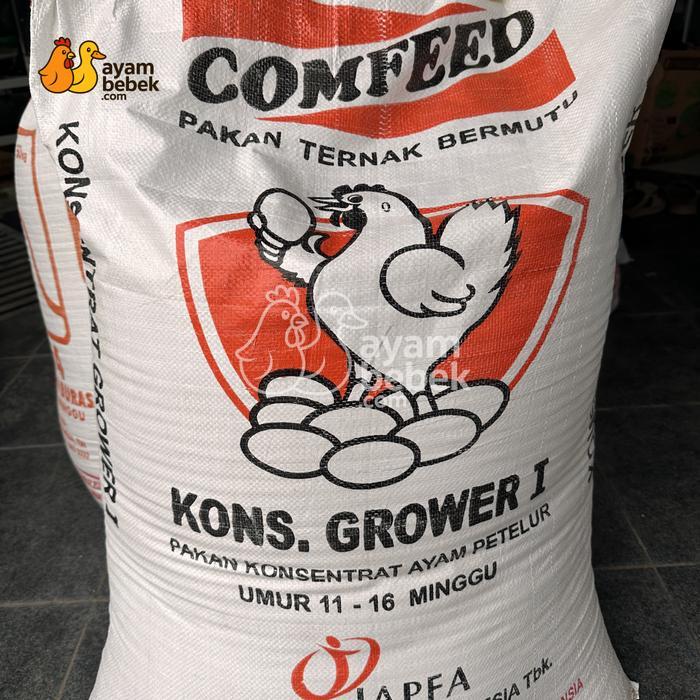 Comfeed Kons. Grower 1 - Pakan Konsentrat Ayam Petelur Umur 1116 Minggu REPACK AyamBebek Pakan dan