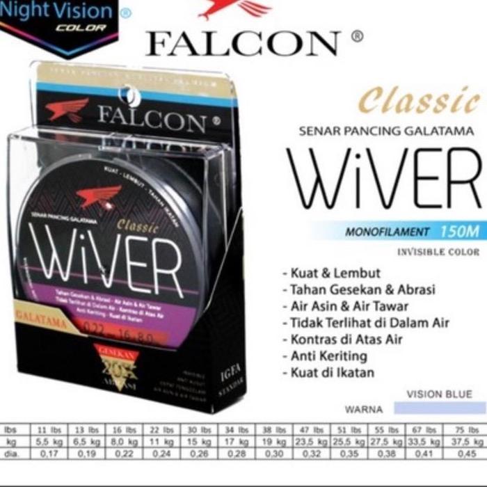 Senar Pancing Falcon Wiver 150 Meter