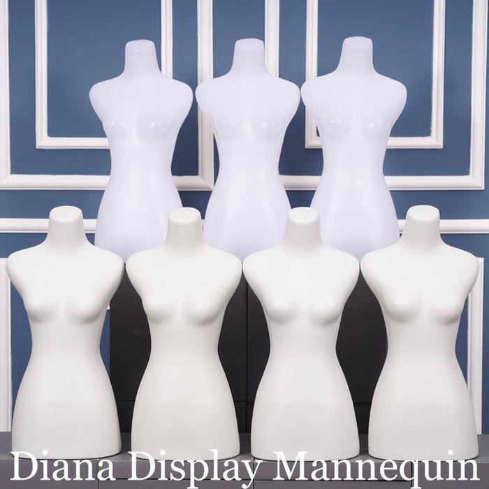 Manekin Dm Wanita Dewasa Plastik Patung Baju Wanita Dewasa Atasan Dress, Gaun, Kebaya