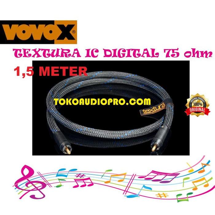 Vovox Textura Ic Digital 75 Kabel Coaxial Rca To Rca Co
