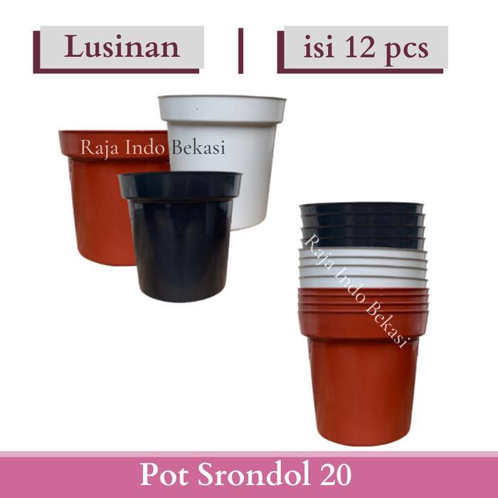 Top Lusinan Isi 12 Pcs Pot Tinggi Srondol 20 Pot Bunga Tinggi Pot Hias Aglonema