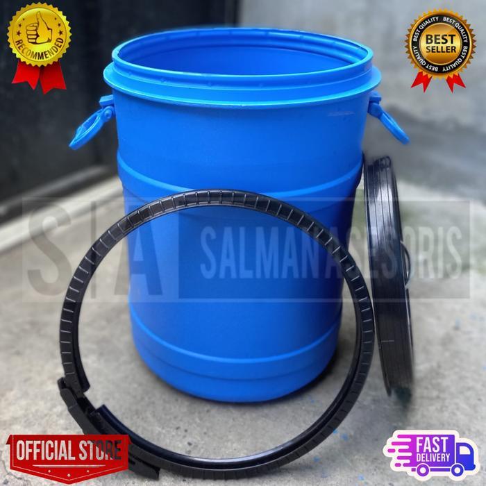 Drum Tong Tempat Sampah Plastik 30 Liter