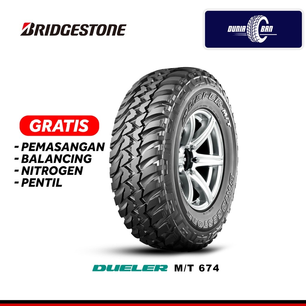 Ban Mobil Bridgestone DUELER D674 MT 265/70 R17
