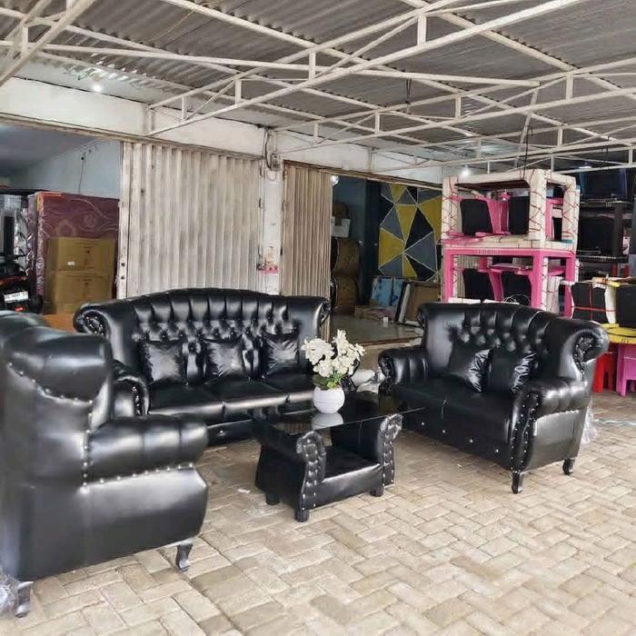 Ready sofa jaguar jumbo 321 Kayu Set Busa Sintetis Furniture