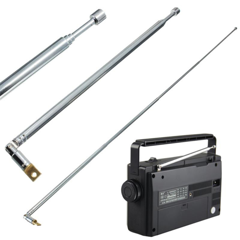 Antenna Radio Portable 4 Sections Tv Antenna Telescopic Rotatable Antenna Aerial For Radio Tv