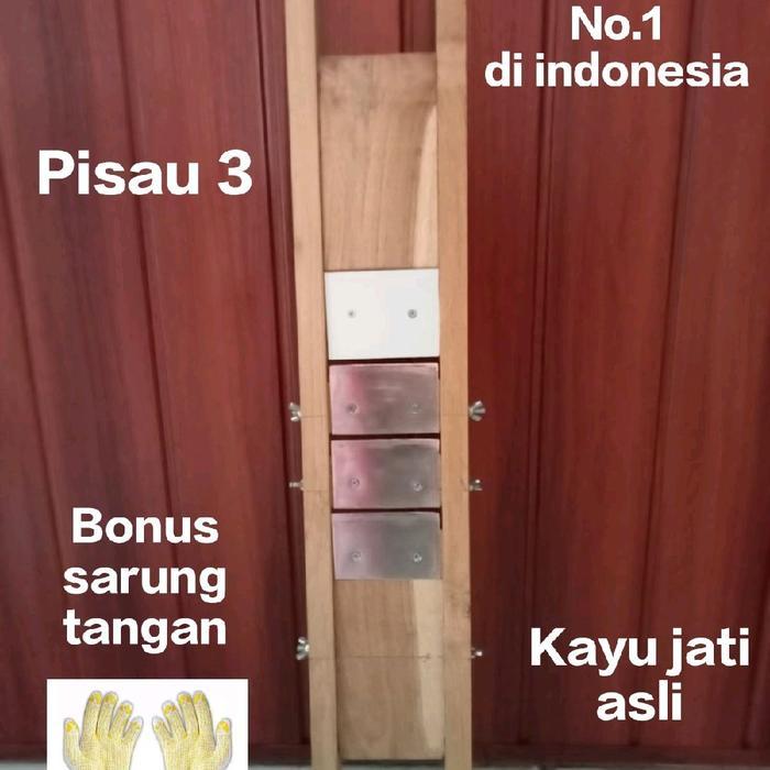 PROMO! Pemotong keripik viral thailand 3 mata pisau BISA GRAB!