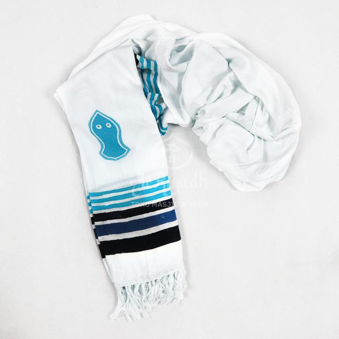 Sorban ZAWEEYA Solo Motif Garis Terompah