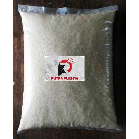 (PROMO RAMADHAN) KANTONG PLASTIK PE TEBAL 5 KG BERAS 80 MICRONPLASTIK KEMASAN BERAS PREMIUM TERMURAH