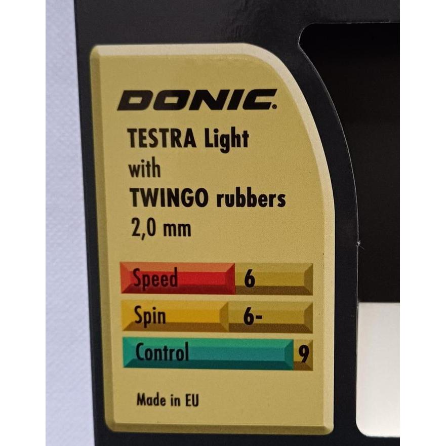 Donic bet pingpong Testra Light tenis meja karet