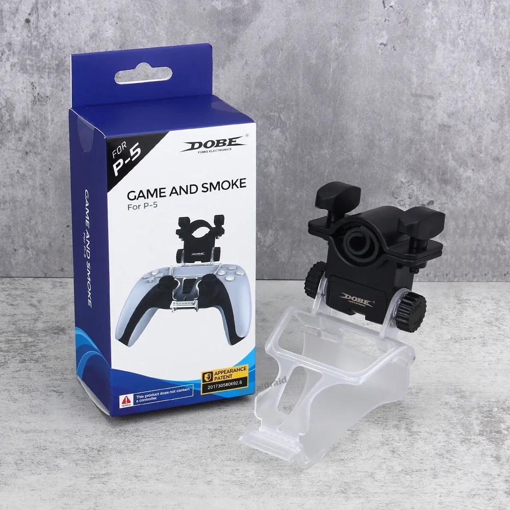 For PS5 Hookah Hose Holder Shisha Aluminum Handle Holder For Playstation 5 Game Controller Chicha