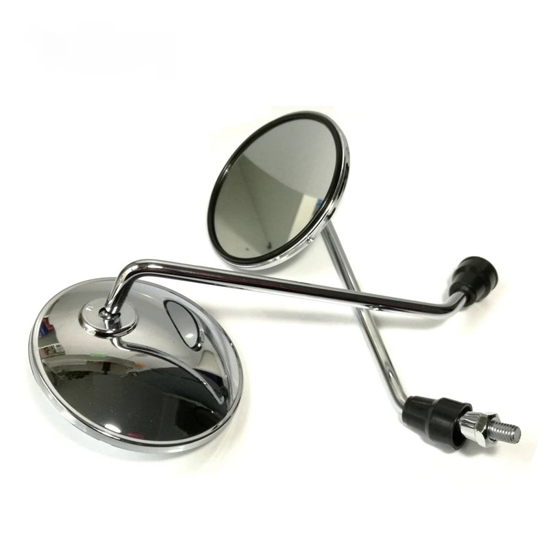 2Pcs/Pair Motorcycle Back View Mirror Electric Rearview Mirrors Electric Scooter Harley Moped Mirror