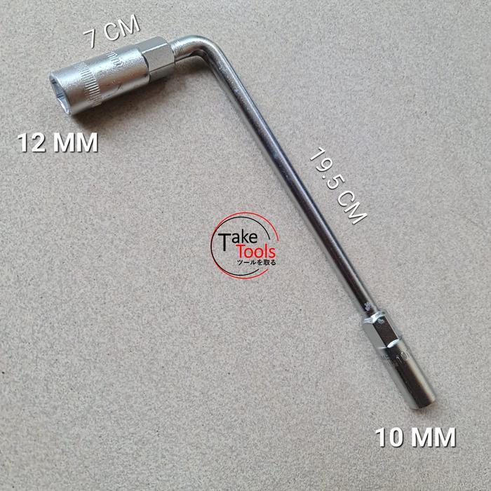 Kunci Sok L 10 MM x 12 MM