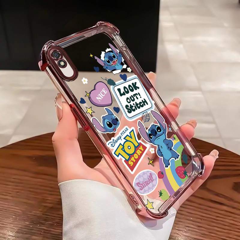 Casing Hp Xiaomi Redmi 9A Redmi 9i Case Stitch Biru kartun kasih Phone Kesing silikon Cesing Softcas