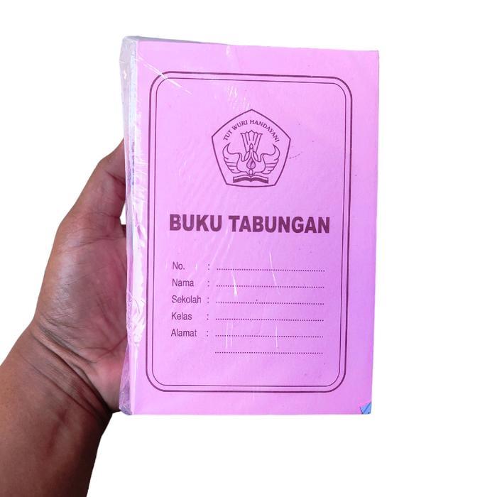 Terlaris Buku Tabungan Sekolah / Buku Tabungan Kertas Tebal Jelas - Paper Stationery SALE