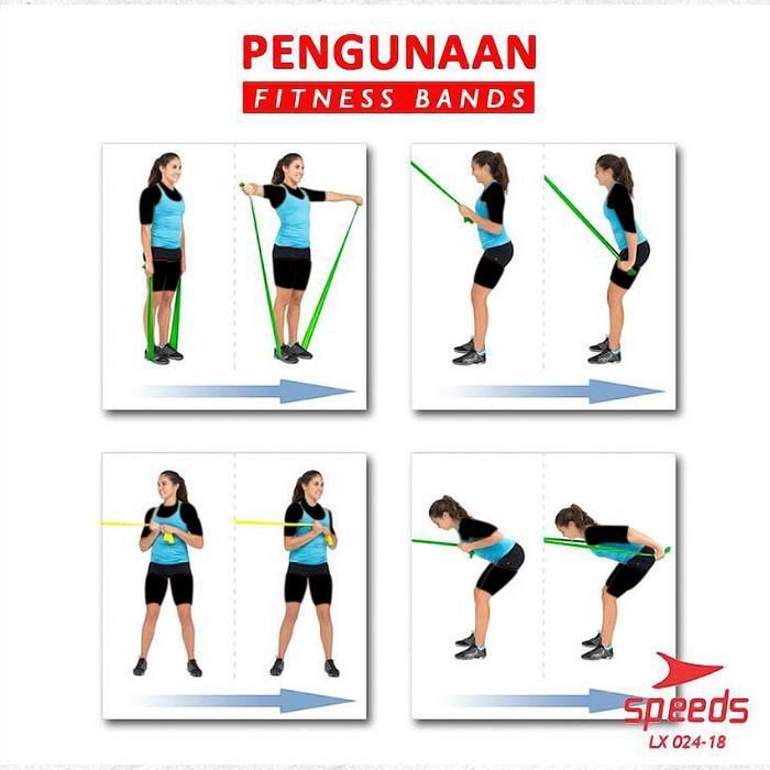 SPEEDS Fitness Band Resistance Band Pull Up Karet Fitness Karet Pull Up 024-18 Alat Olahraga