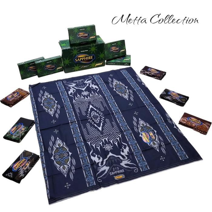 Sarung Sapphire Kembang Premium