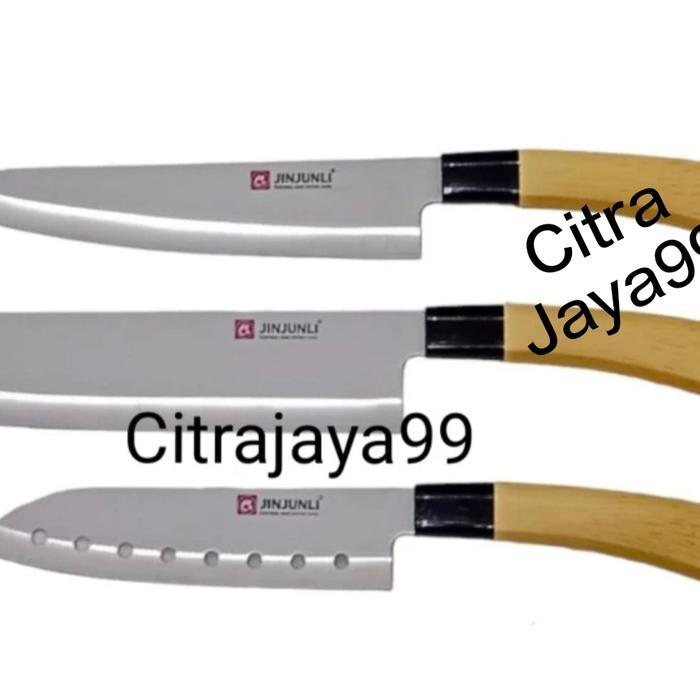 Pisau Dapur Tajam Gagang Kayu