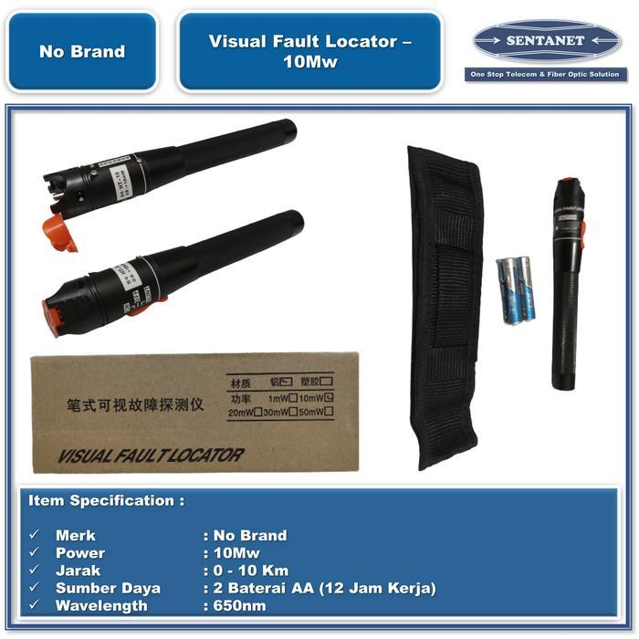 VFL Senter Laser Fiber Optik 10Mw