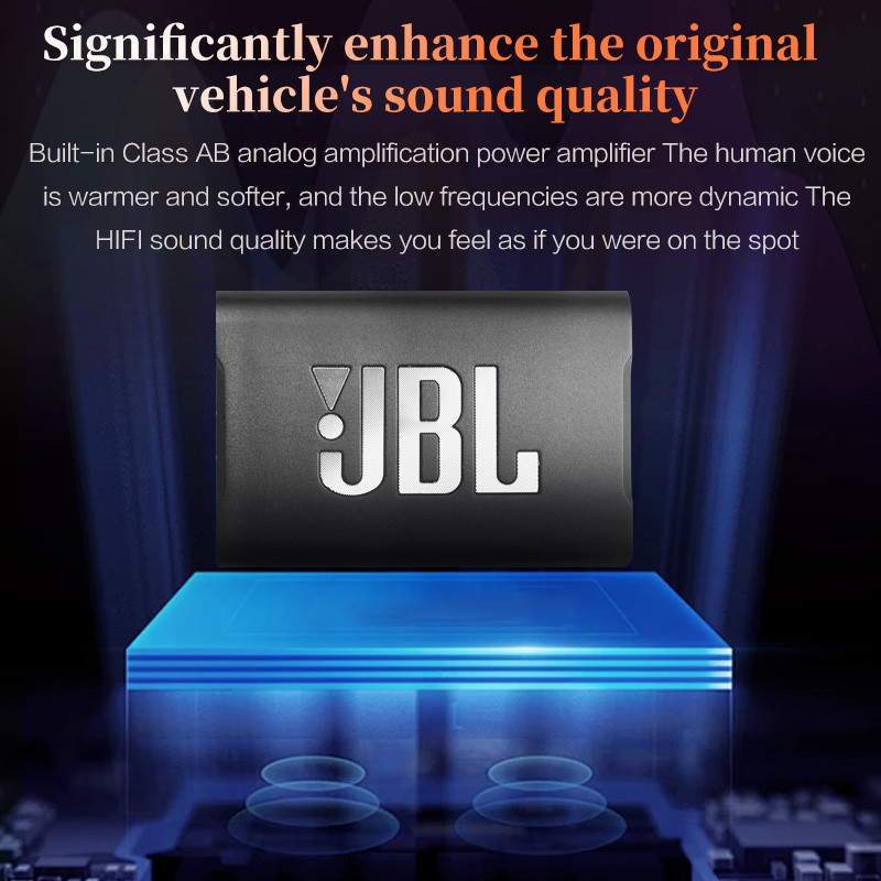 JBL car audio amplifier 4-channel 12V AB Class power amplifier Stereo amplifier Speaker tweeter