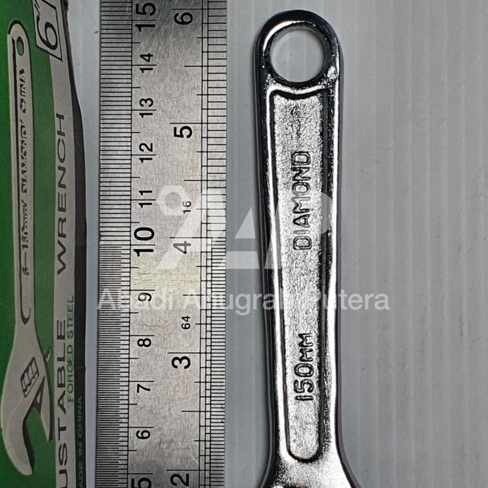 Kunci Inggris 6 inch Adjustable Wrench 6" DIAMOND