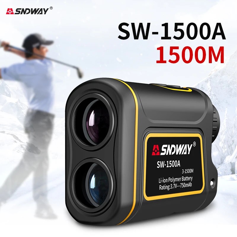 SNDWAY 600M 1000M 1500M Rangefinder Golf Rangefinder Distance Measuring Instrument Professional