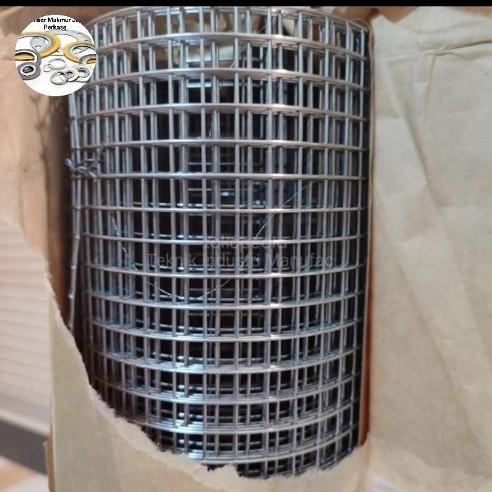 Kawat mesh galvanis ( Kawat loket Galvanis) Tebal 4mm x 50mm x 50mm