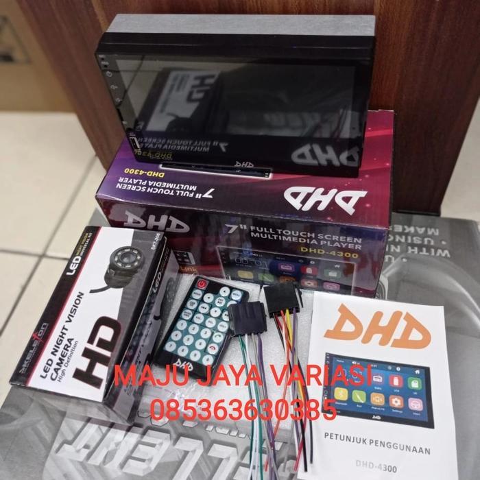 Tv Mobil Headunit Doubledin Universal Mp5 Dhd-4300 -Headunit+Kamera