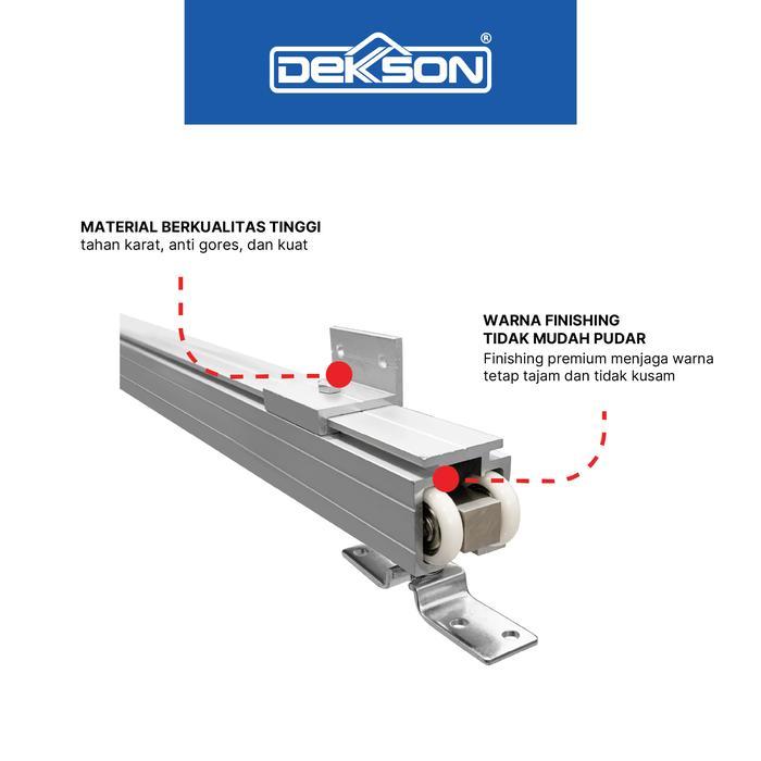 DEKKSON SLIDING RAIL PINTU GESER SR 6901 D6 3M