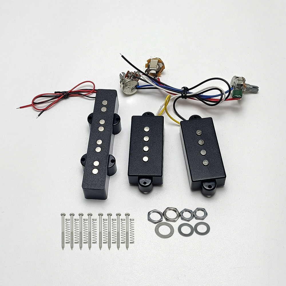 1Sset EQ Preamp Circuit 4 Strings Bass Pickup Set Electric Bass Preamp Circuit for Active Bass