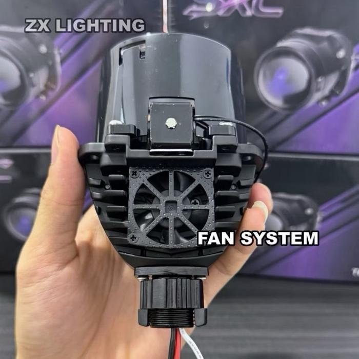ORIGINAL LAMPU UTAMA PROJECTOR BILED SXC TP500 1 WARNA TP700 3 WARNA 2,5 INCHI 60 WATT BLUELENS