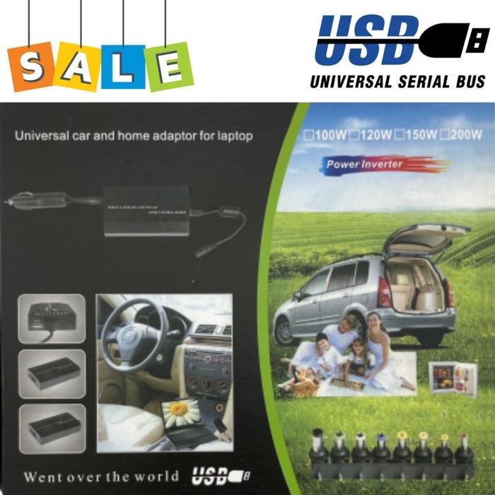Adaptor universal laptop 12v-24v adaptor 100W combo charger di mobil 12V-24V 5A