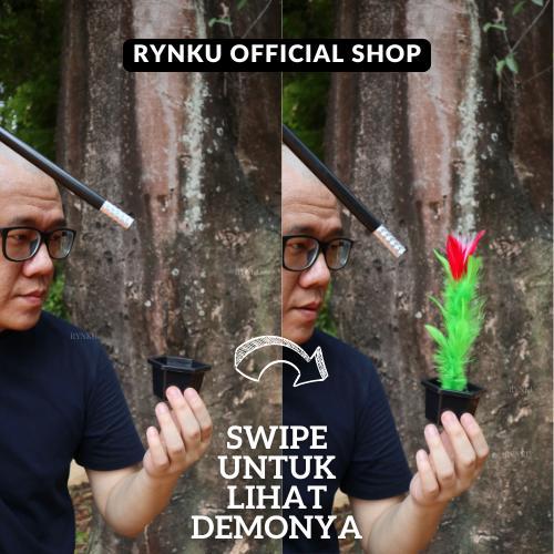 Terlaris Alat Sulap Wand To Flower - Sulap Tongkat Menjadi Bunga - Sulap Anak - Rynku Official Shop