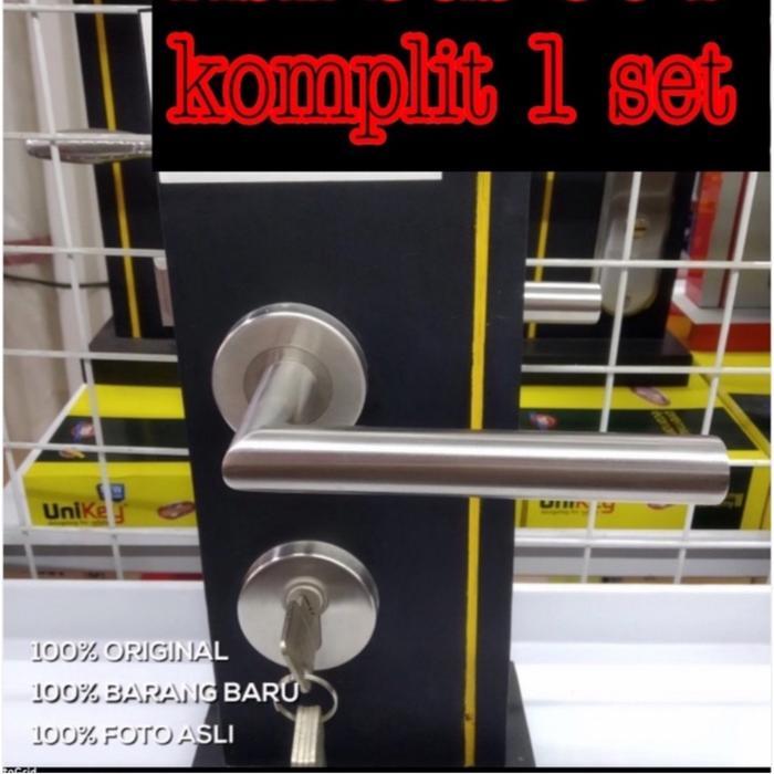 kunci handle pintu model pisah stanlis steel sus 304 handle pintu ukuran besar sus 304 kunci pintu