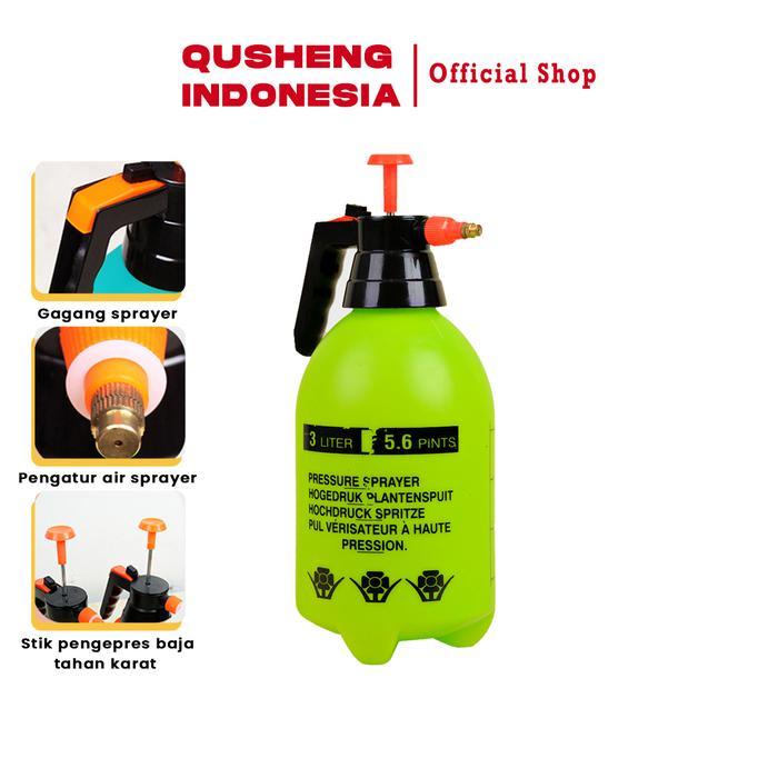 Pressure Sprayer Semprotan Air Tanaman Pertanian Burung Semprotan Pompa Manual - 3 Liter