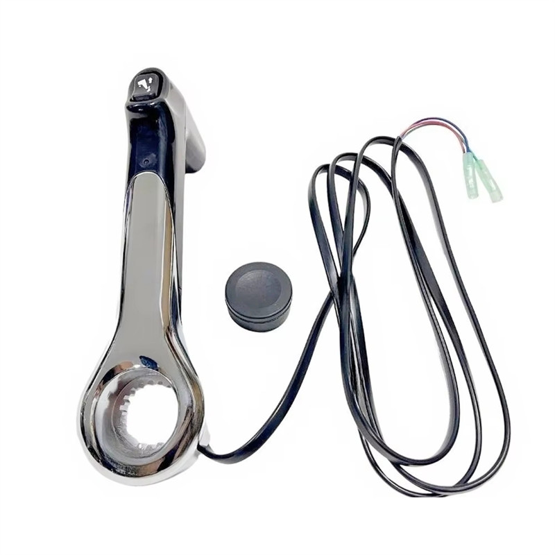 SALE ABTC-Outboard Vertical Single Control Box Throttle Control Handle Throttle Control Handle For